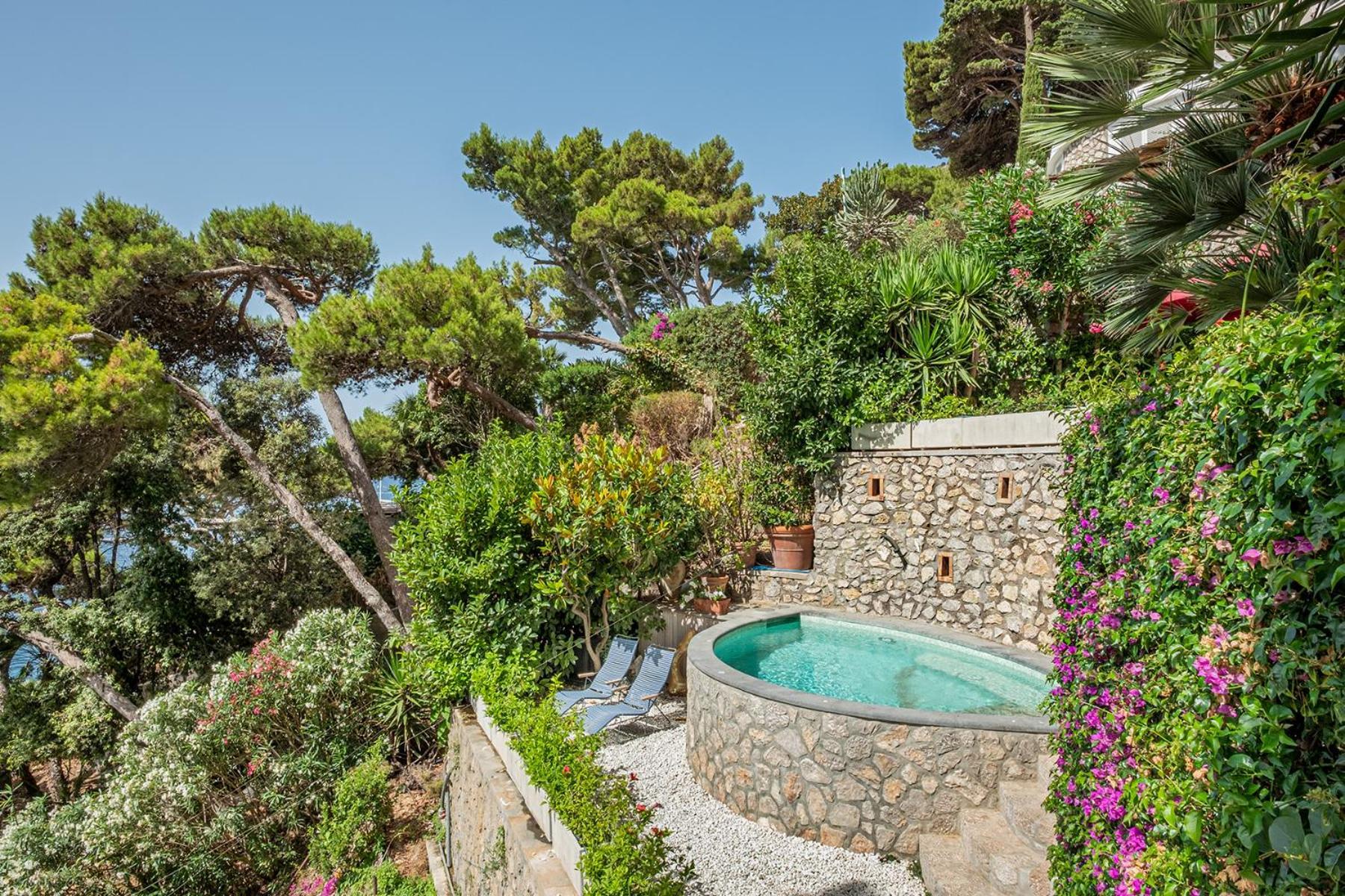 Villa Cisterna Capri, Private Beach Front Property With Pool Esterno foto