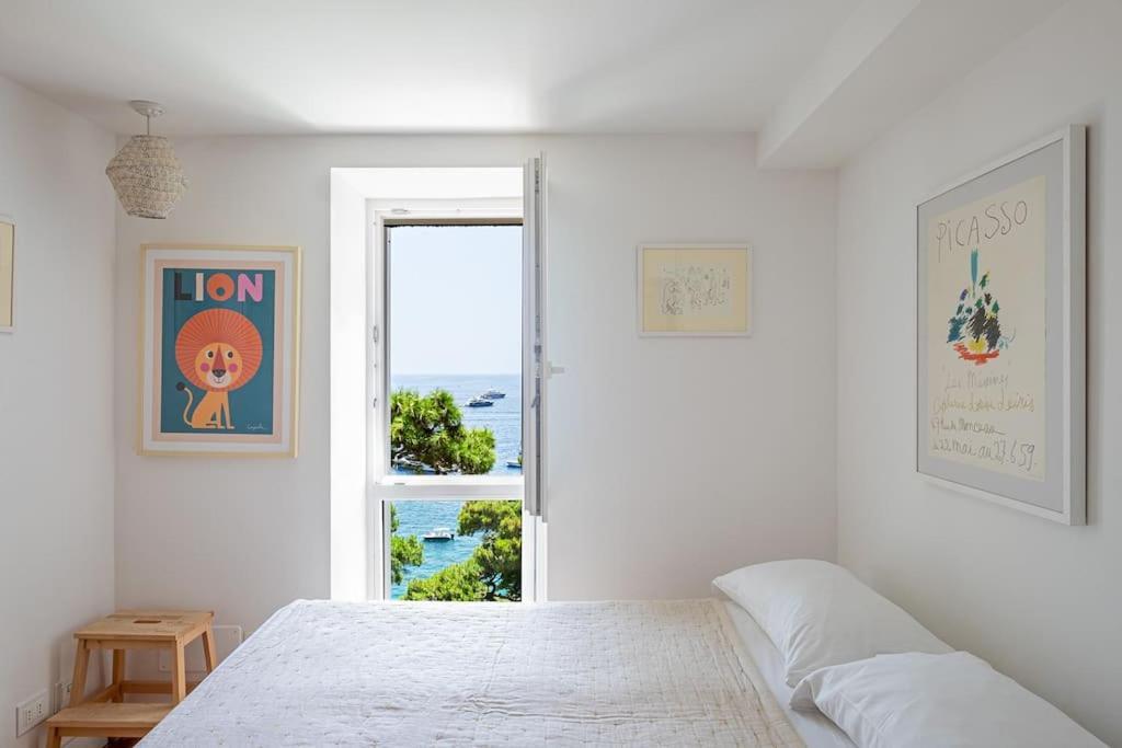 Villa Cisterna Capri, Private Beach Front Property With Pool Esterno foto
